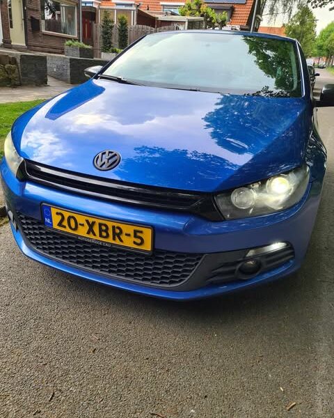 Mooie blauw metallic Scirocco 2.0 TSI 2009