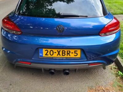 Mooie blauw metallic Scirocco 2.0 TSI 2009
