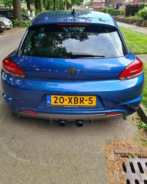 Mooie blauw metallic Scirocco 2.0 TSI 2009